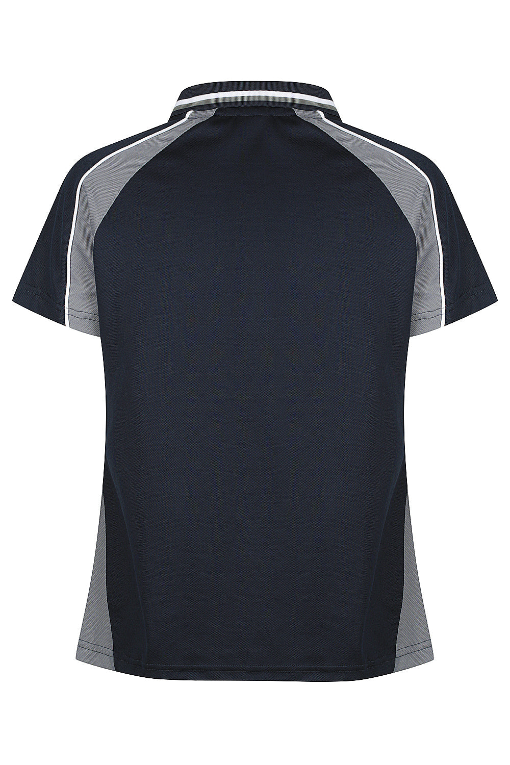 Aussie Pacific Panorama Ladies Polo 2309 - Navy/Ashe/White