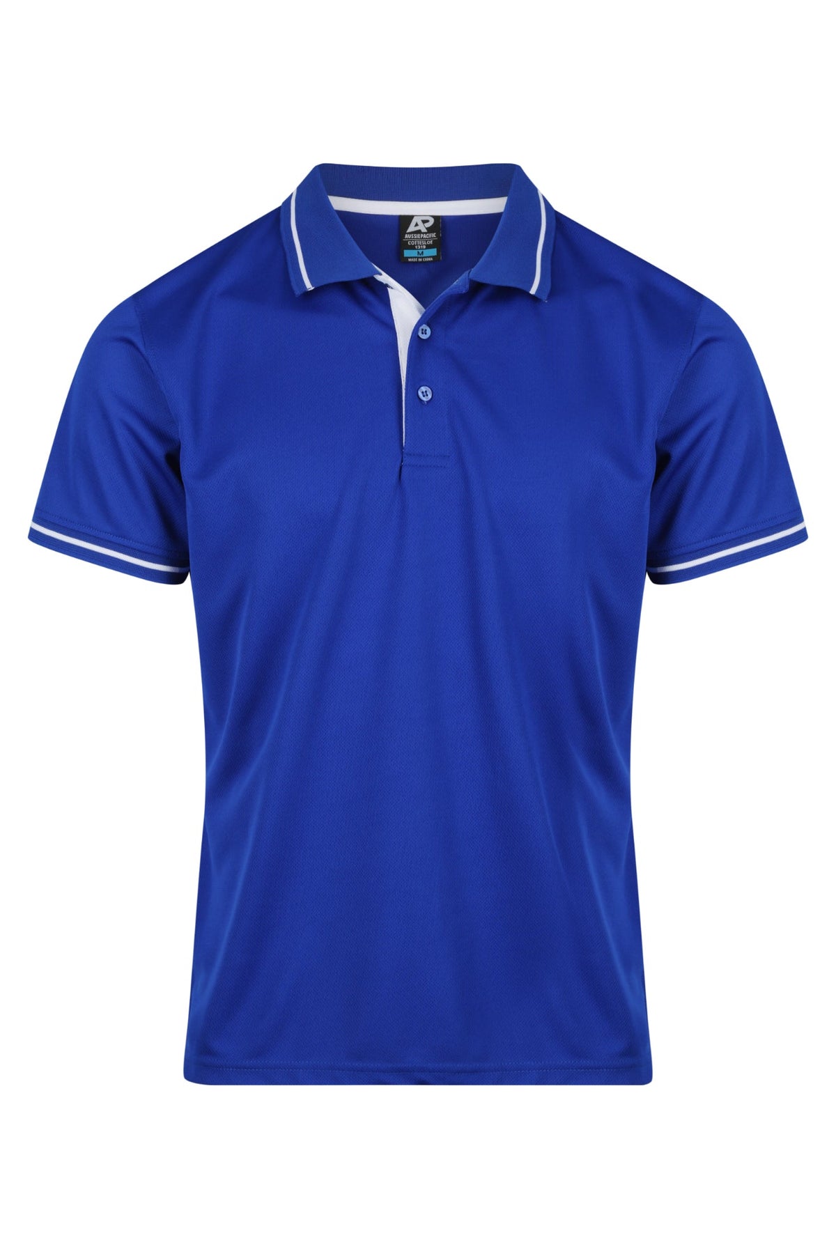 Aussie Pacific Cottesloe Men's Polo 1319 - Royal/White