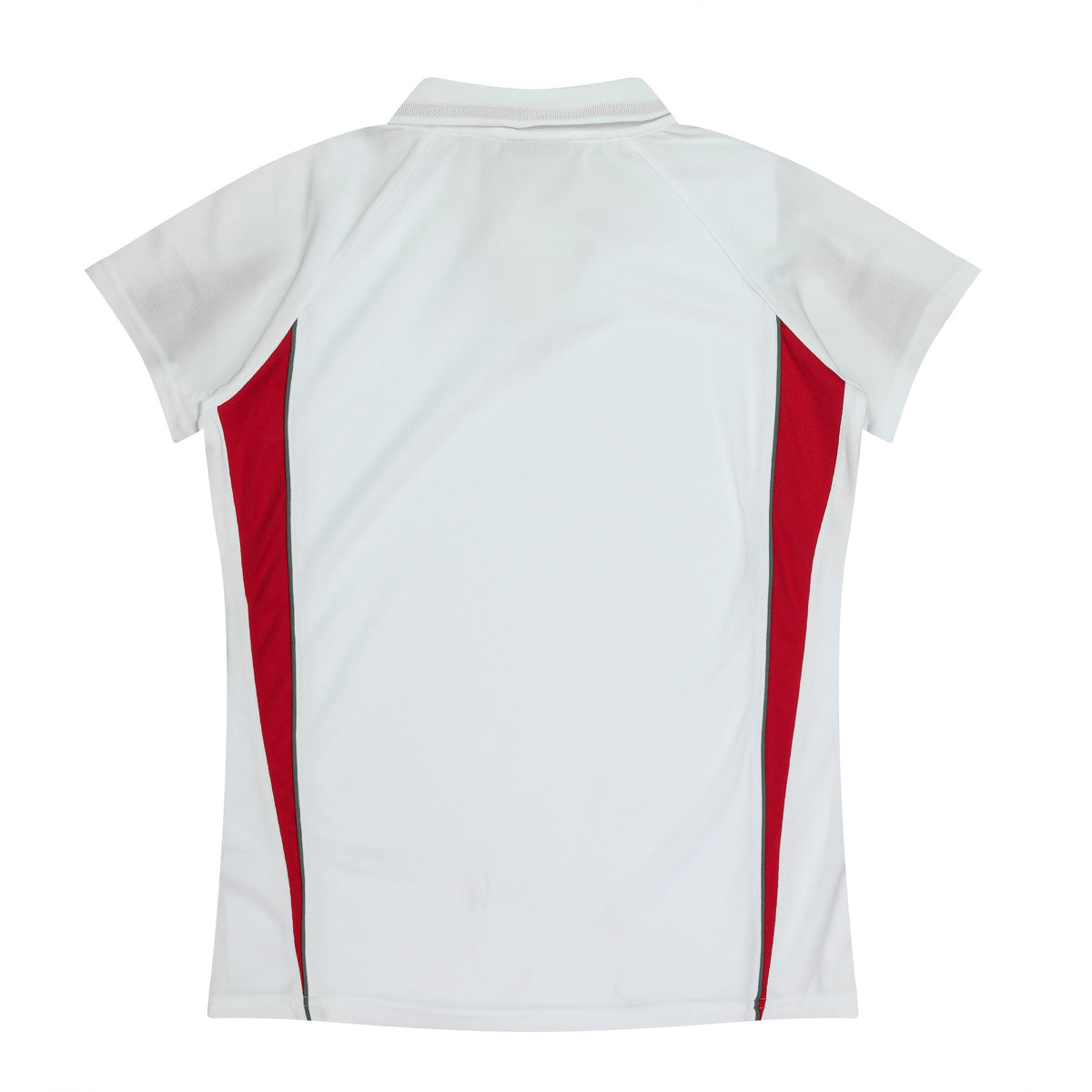 Aussie Pacific Eureka Ladies Polo 2304 - White/Red