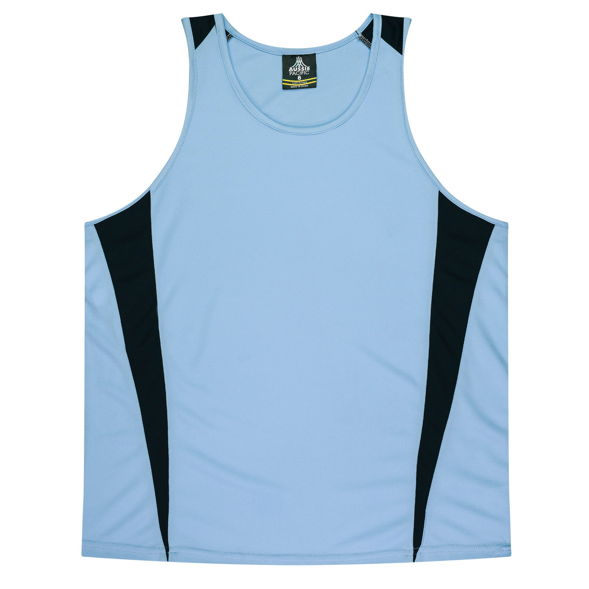 Aussie Pacific Eureka Kids Singlet 3104 - Sky/Navy