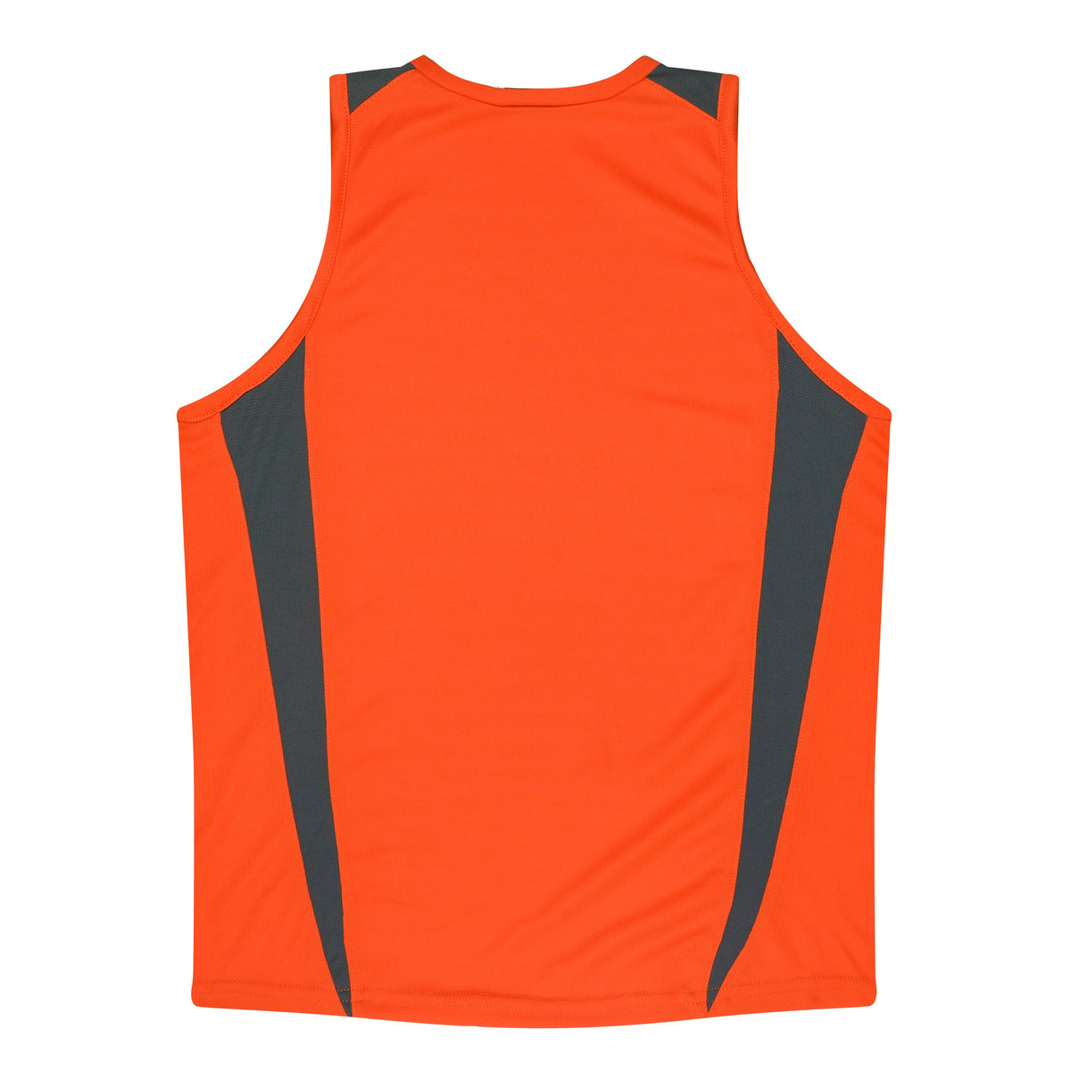 Aussie Pacific Eureka Ladies Singlet 2104 - Orange/Charcoal