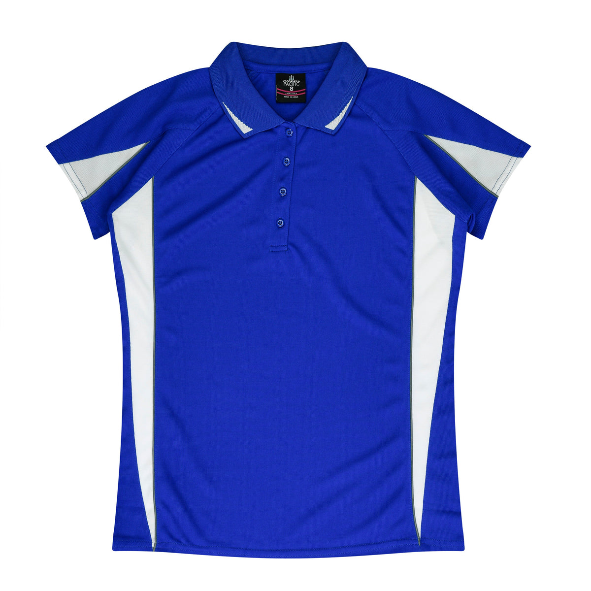 Aussie Pacific Eureka Ladies Polo 2304 - Royal/White