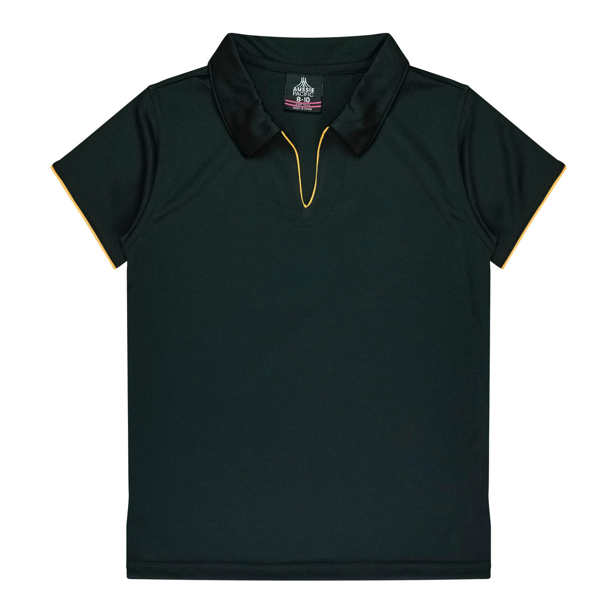 Aussie Pacific Yarra Ladies Polo 2302 - Black/Gold