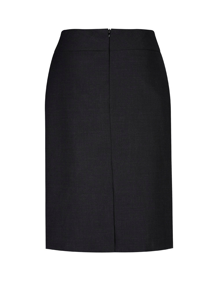 Cool Stretch Womens Relaxed Fit Lined Skirt - Black - Back
