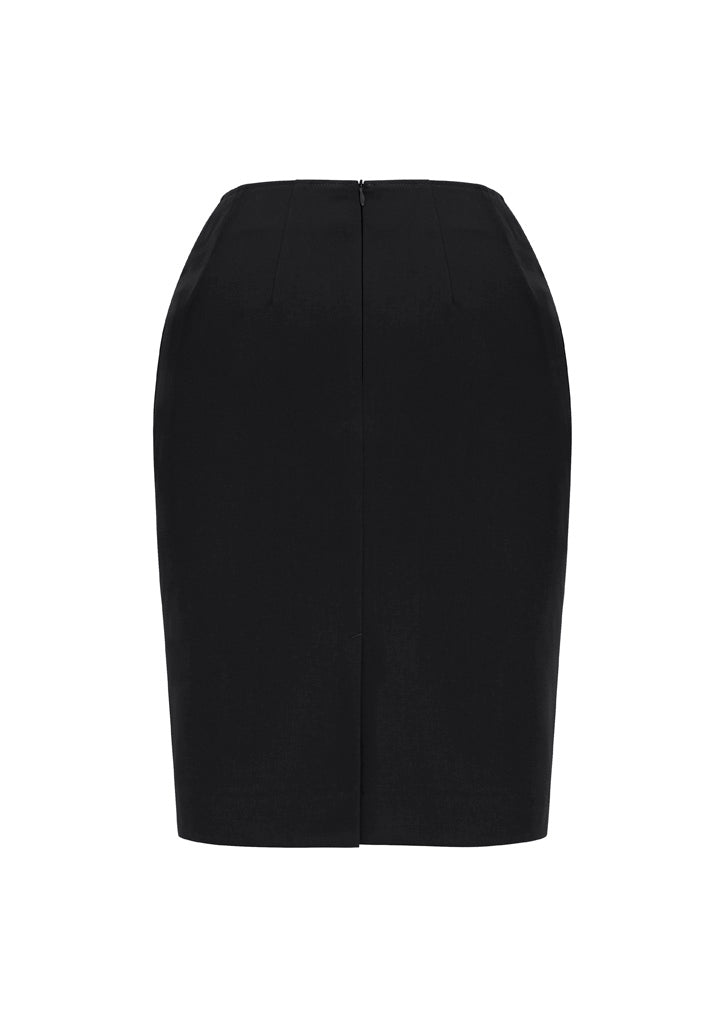 Siena Womens Bandless Pencil Skirt - Black - Back