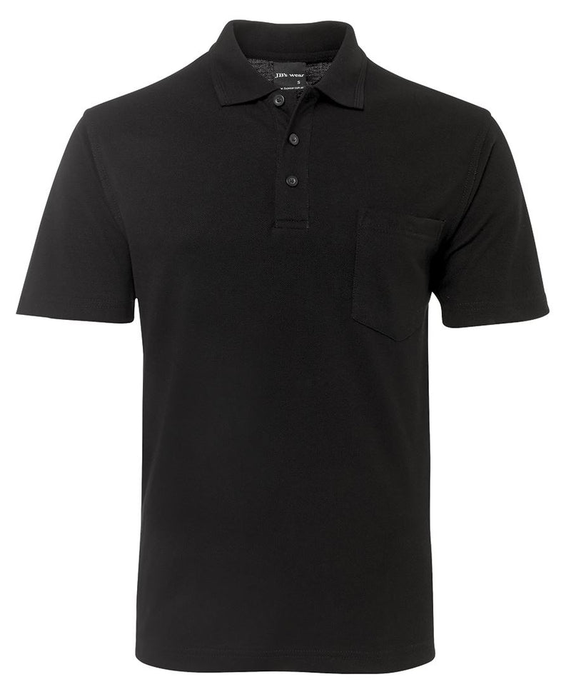 JB's 210 Pocket Polo - Black - Front