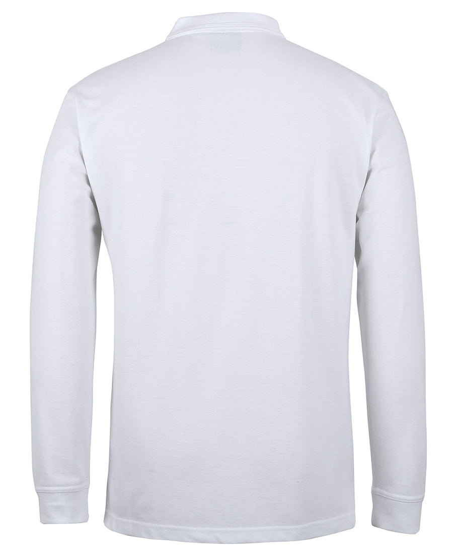 JB's 210 L/S Pocket Polo - White - Back
