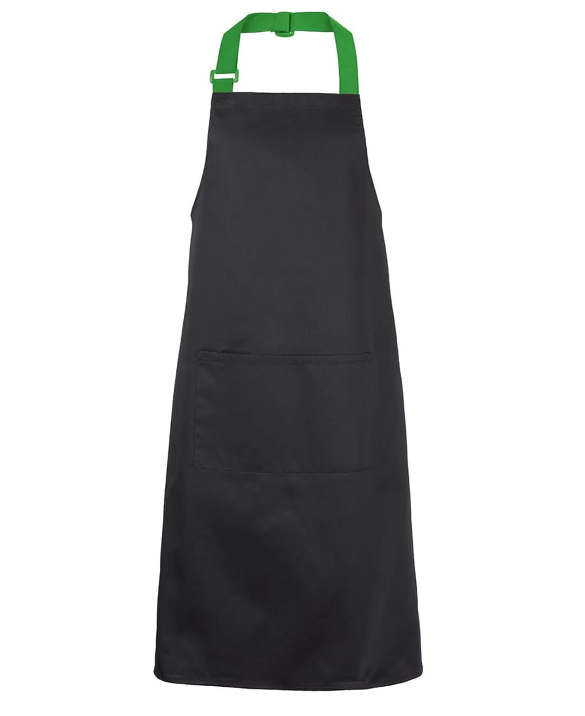 JB's Apron with Colour Straps - Black/Pea Green