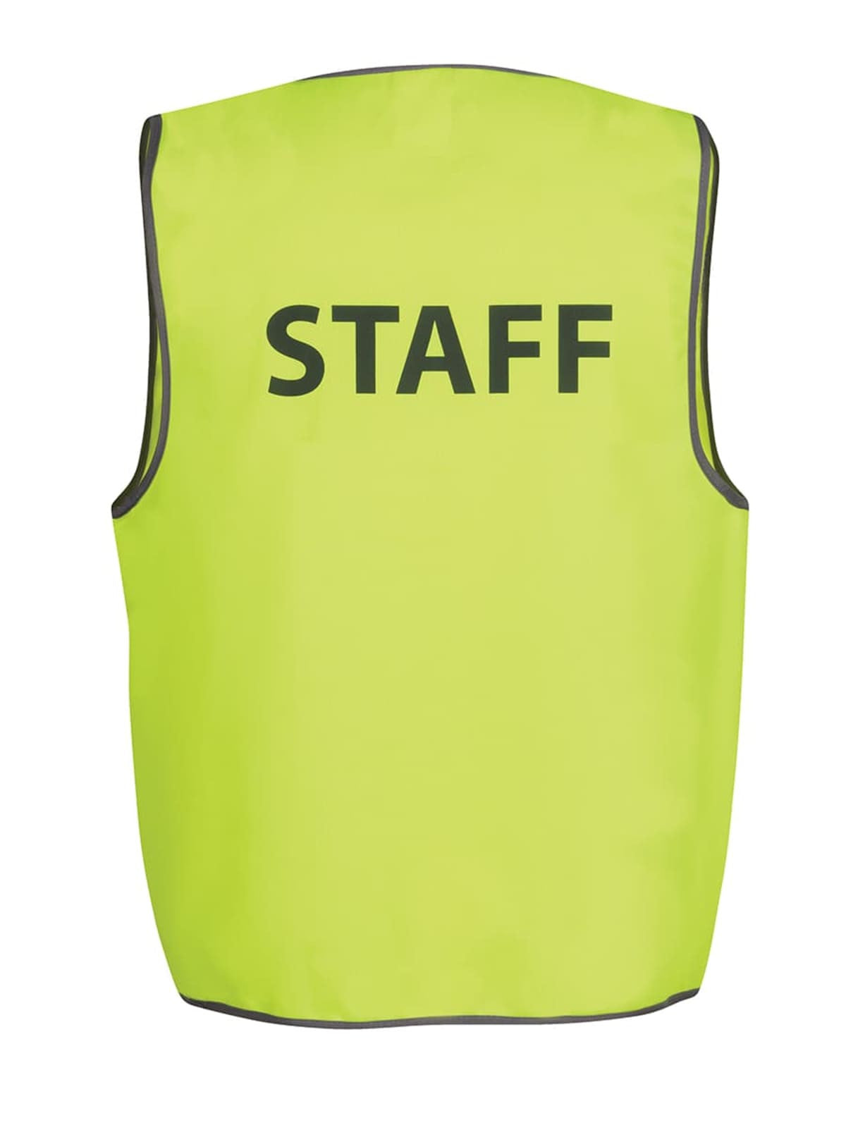 JB's Hi Vis Safety Vest Print Staff - Lime