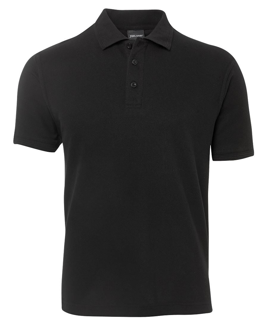 JB's Pique Polo - Black - Front