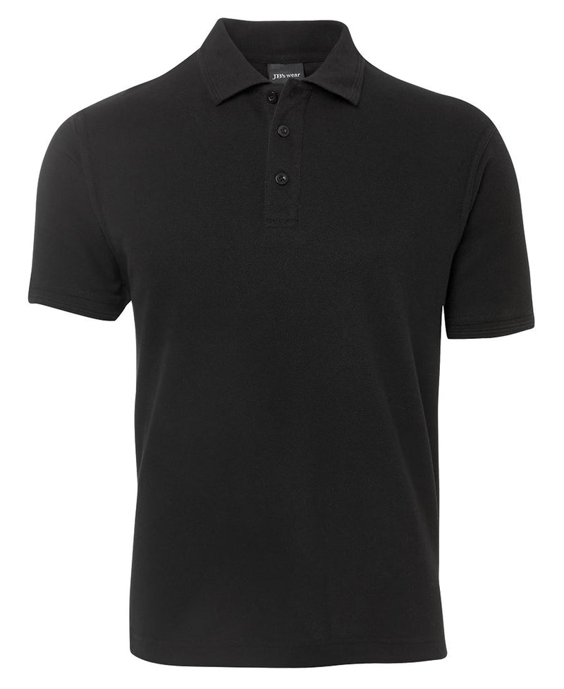 JB's Pique Polo - Black - Front