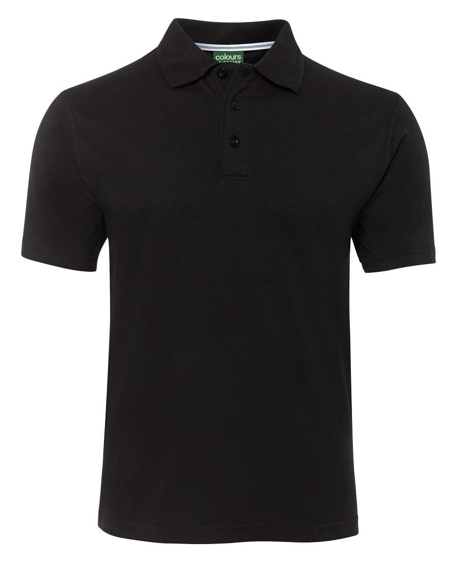 C of C Jersey Polo - Black - Front
