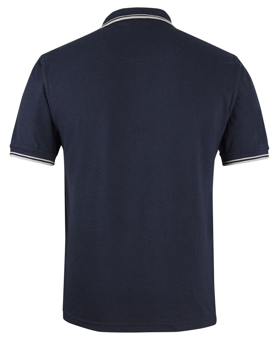 JB's Contrast Polo - Navy/White - Back