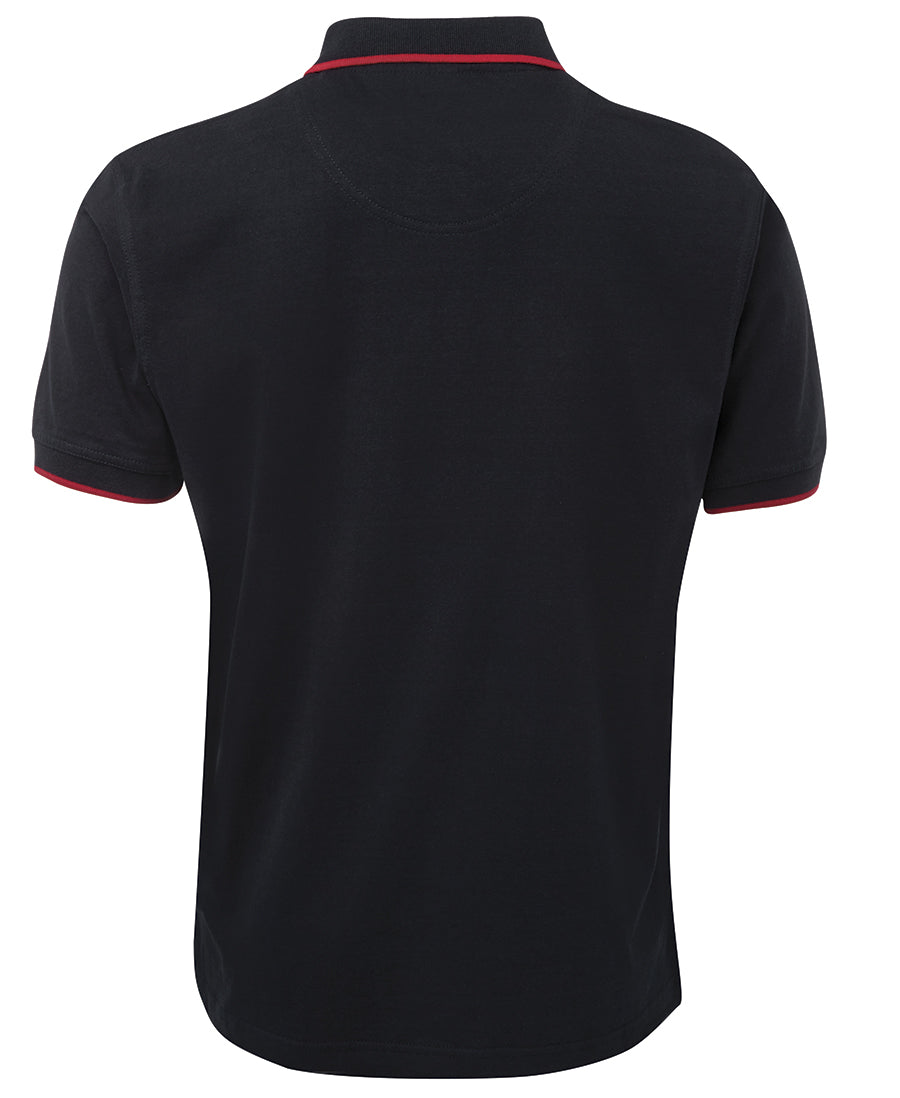 C of C Tipping Polo - Navy/Red - Back