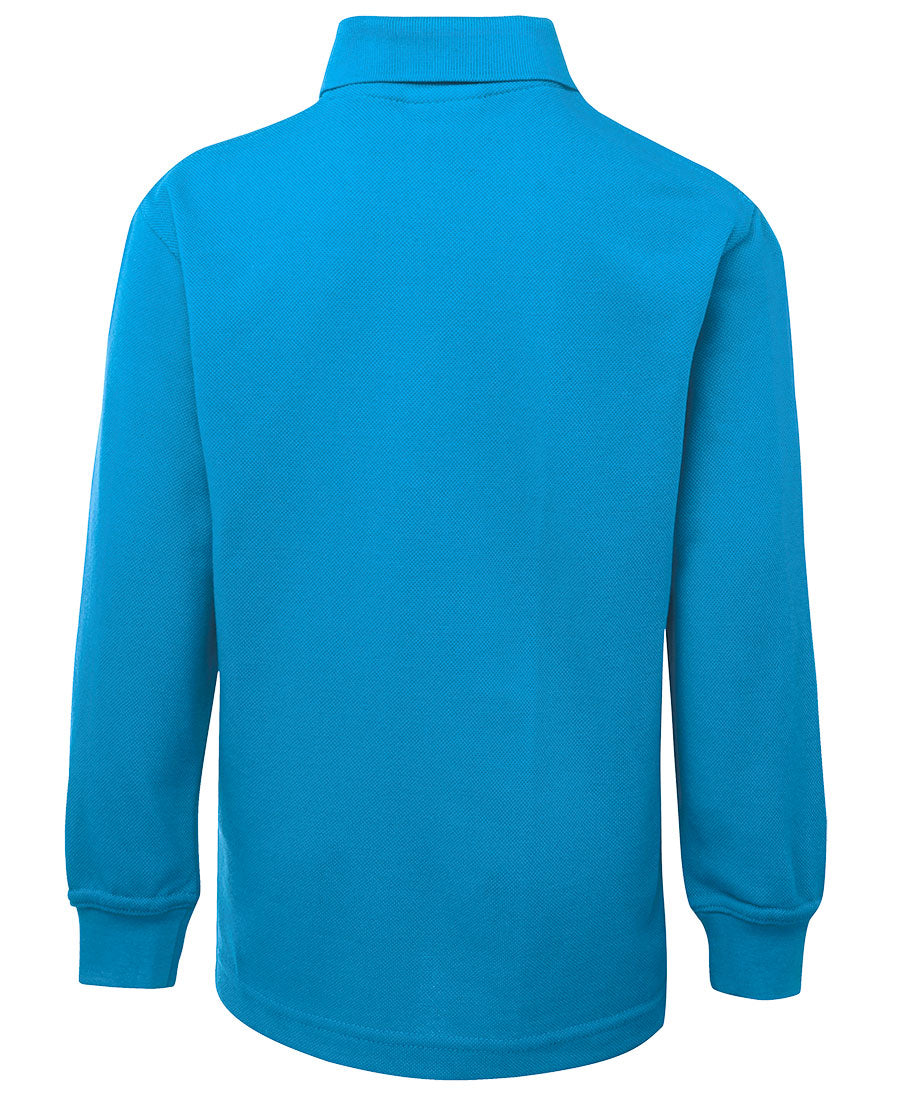 JB's Kids L/S 210 Polo - Aqua - Back