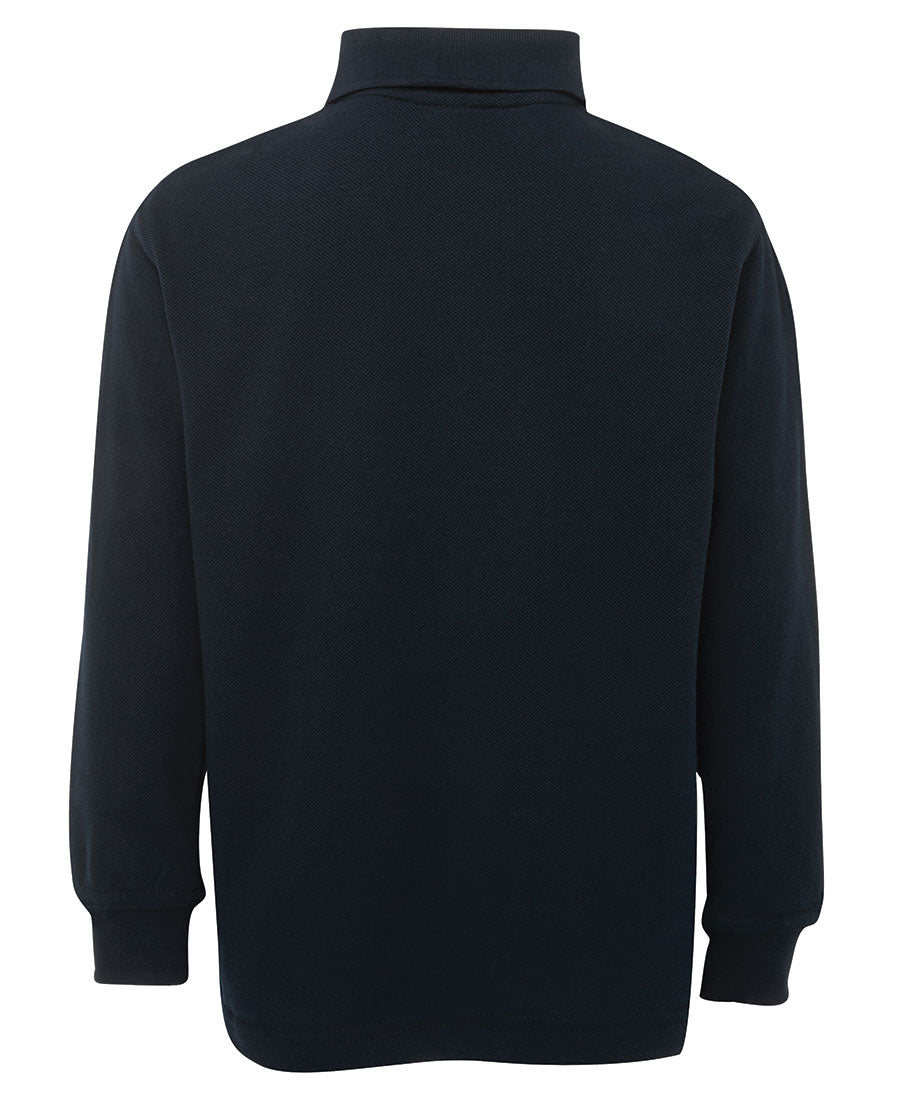 JB's Kids L/S 210 Polo - Navy - Back