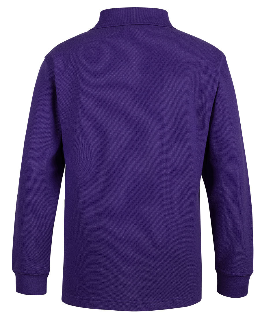 JB's Kids L/S 210 Polo - Purple - Back
