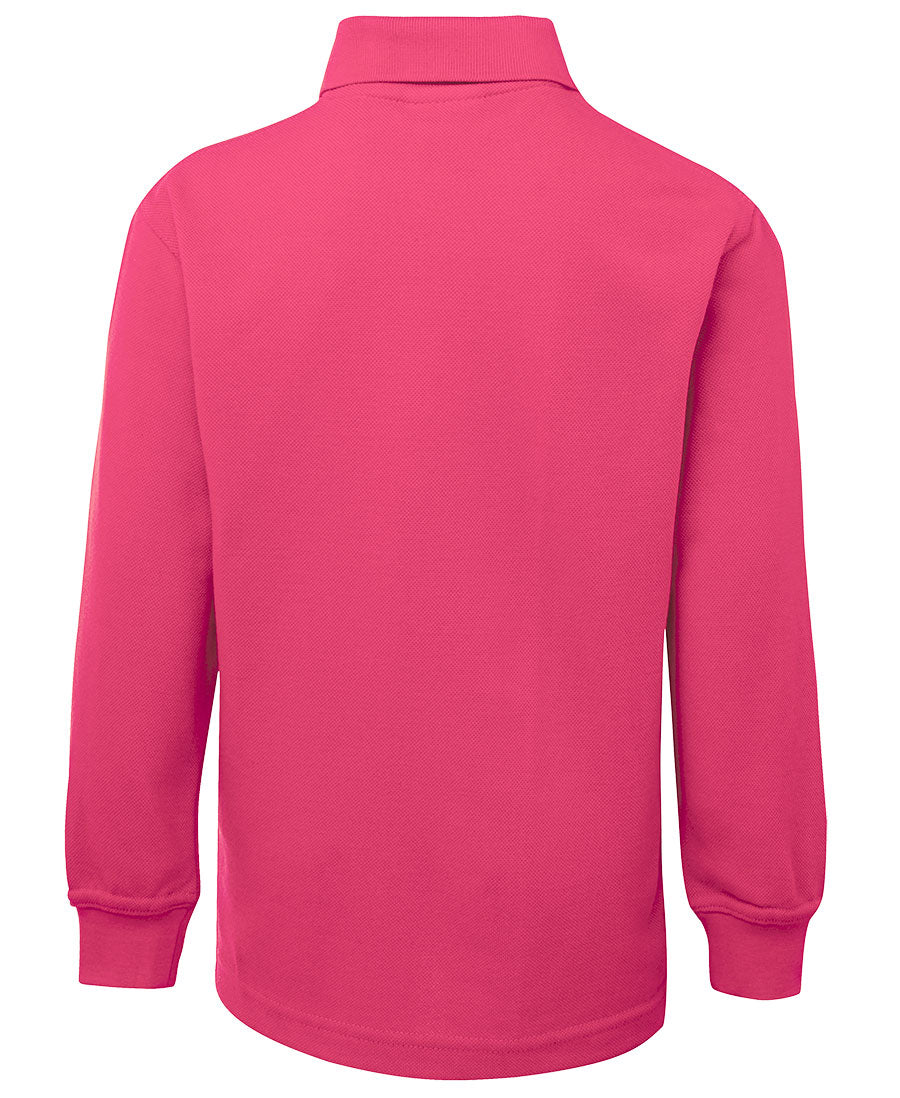 JB's Kids L/S 210 Polo - Hot Pink - Back