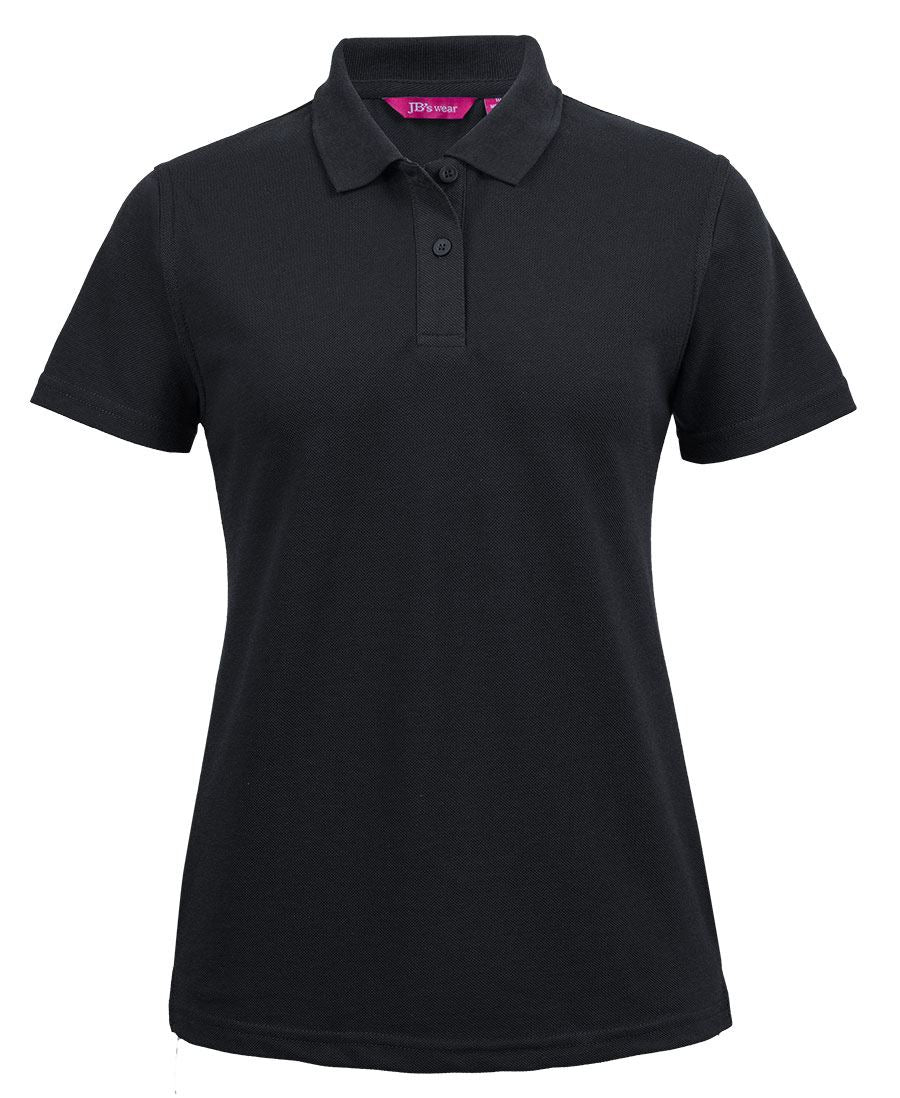 JB's Ladies 210 Polo - Black - Front
