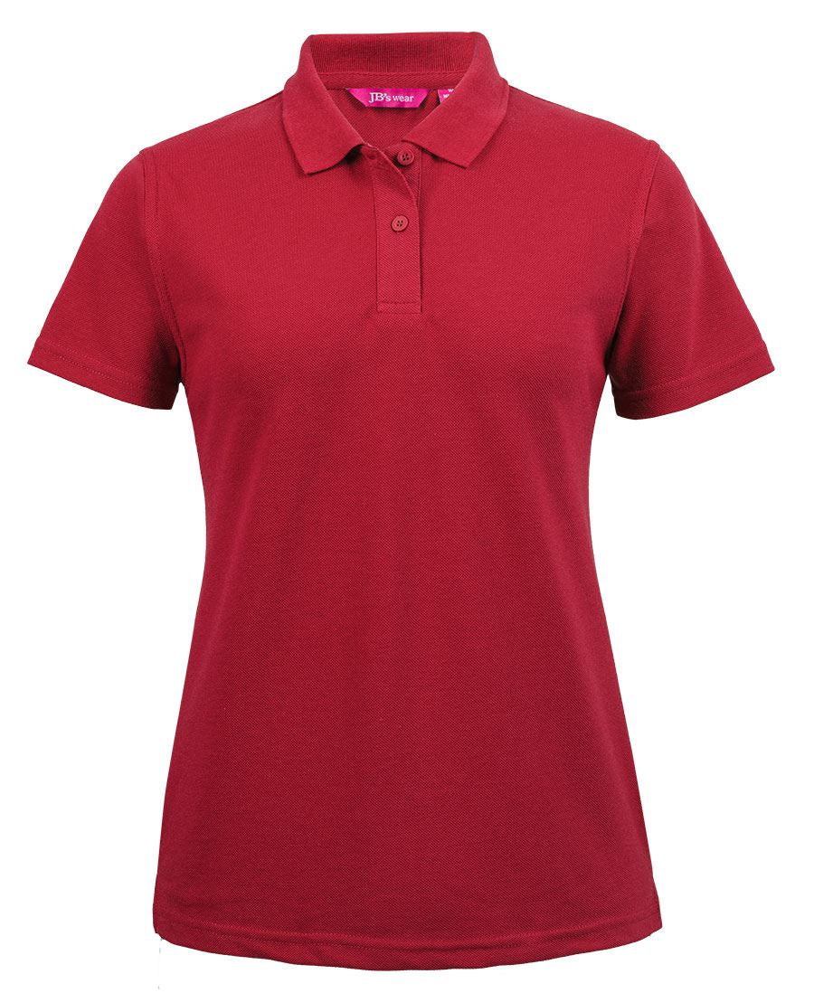 JB's Ladies 210 Polo - Red - Front