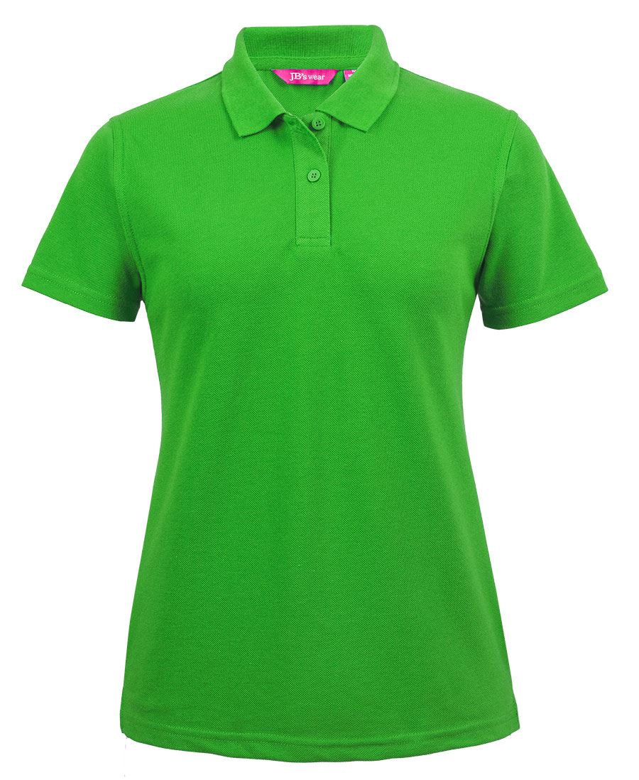 JB's Ladies 210 Polo - Pea Green - Front
