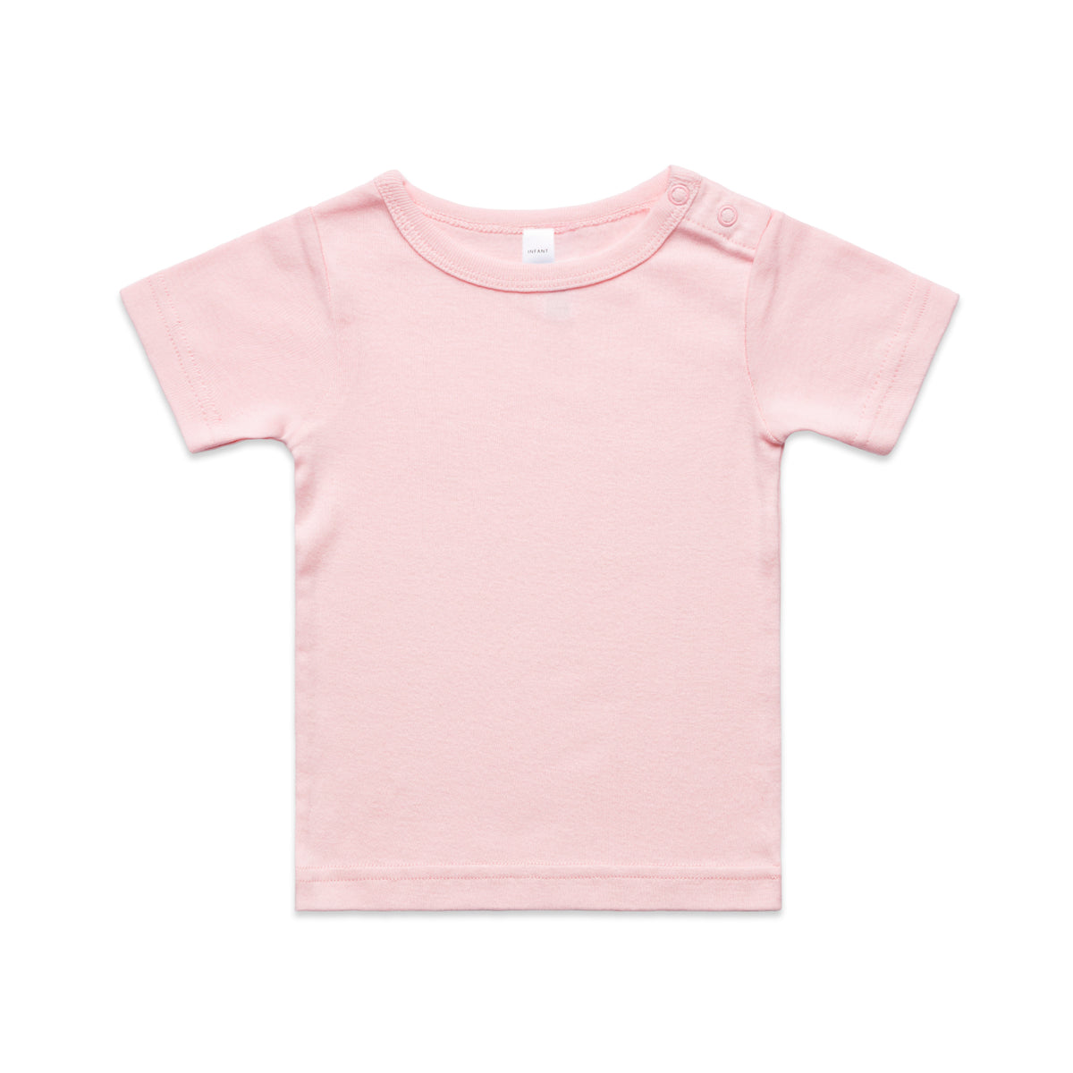Organic Infant Wee Tee 3001 - Pink - Front