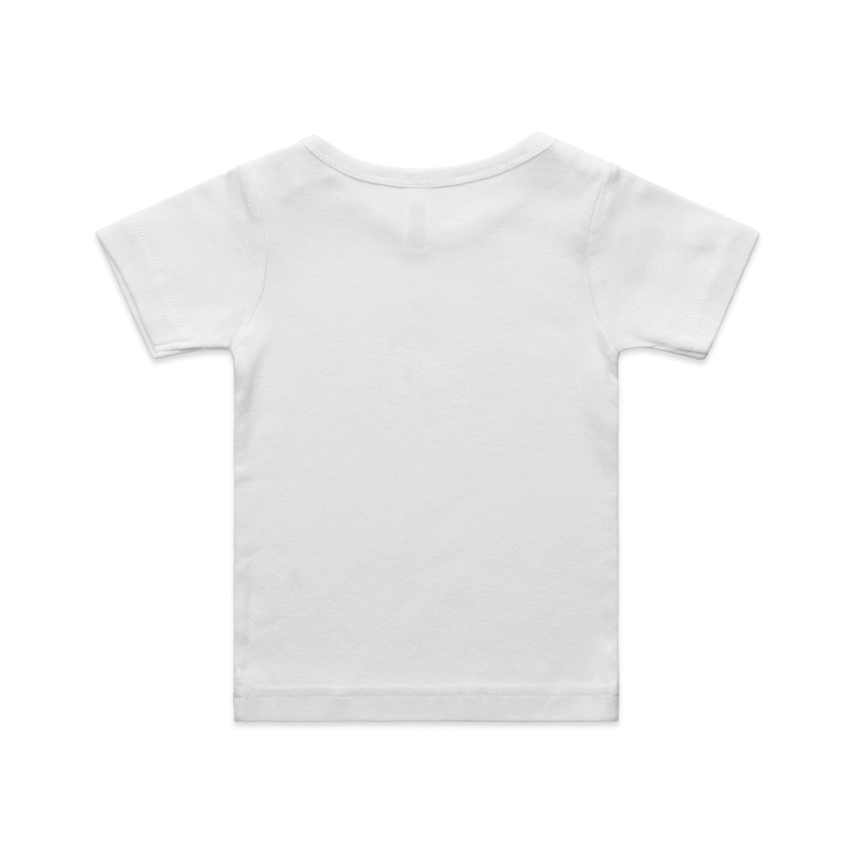 Organic Infant Wee Tee 3001 - White - Back