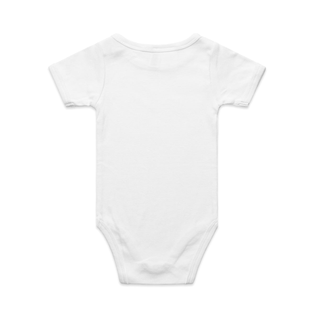 Organic Infant Mini-Me One-Piece 3003 - White - Back