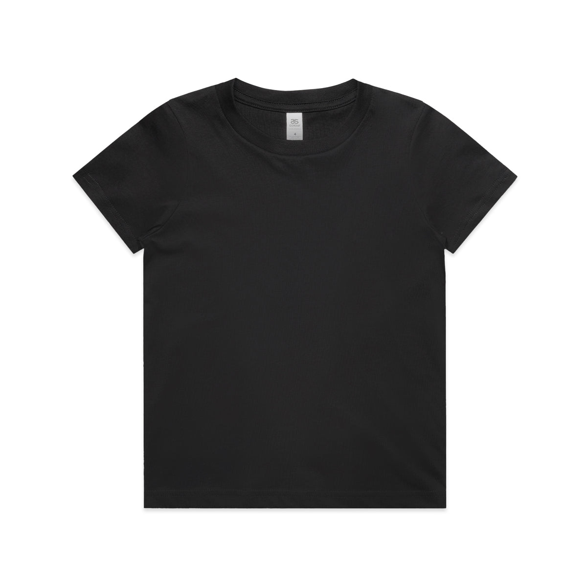 Youth Staple Tee 3006 - Black - Front