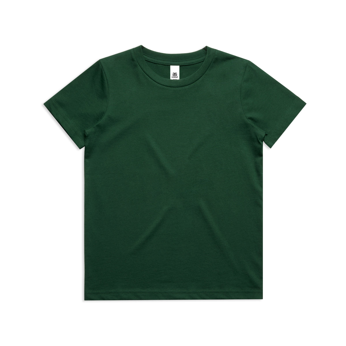 Youth Staple Tee 3006 - Forest Green - Front