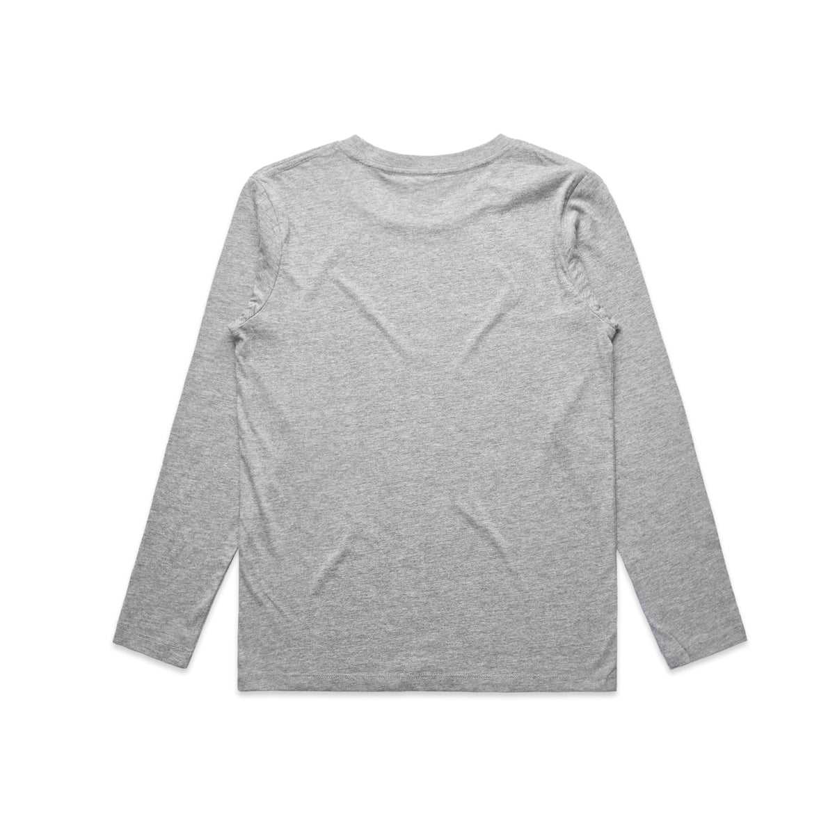 Youth Staple L/S Tee 3008 - Grey Marle - Back