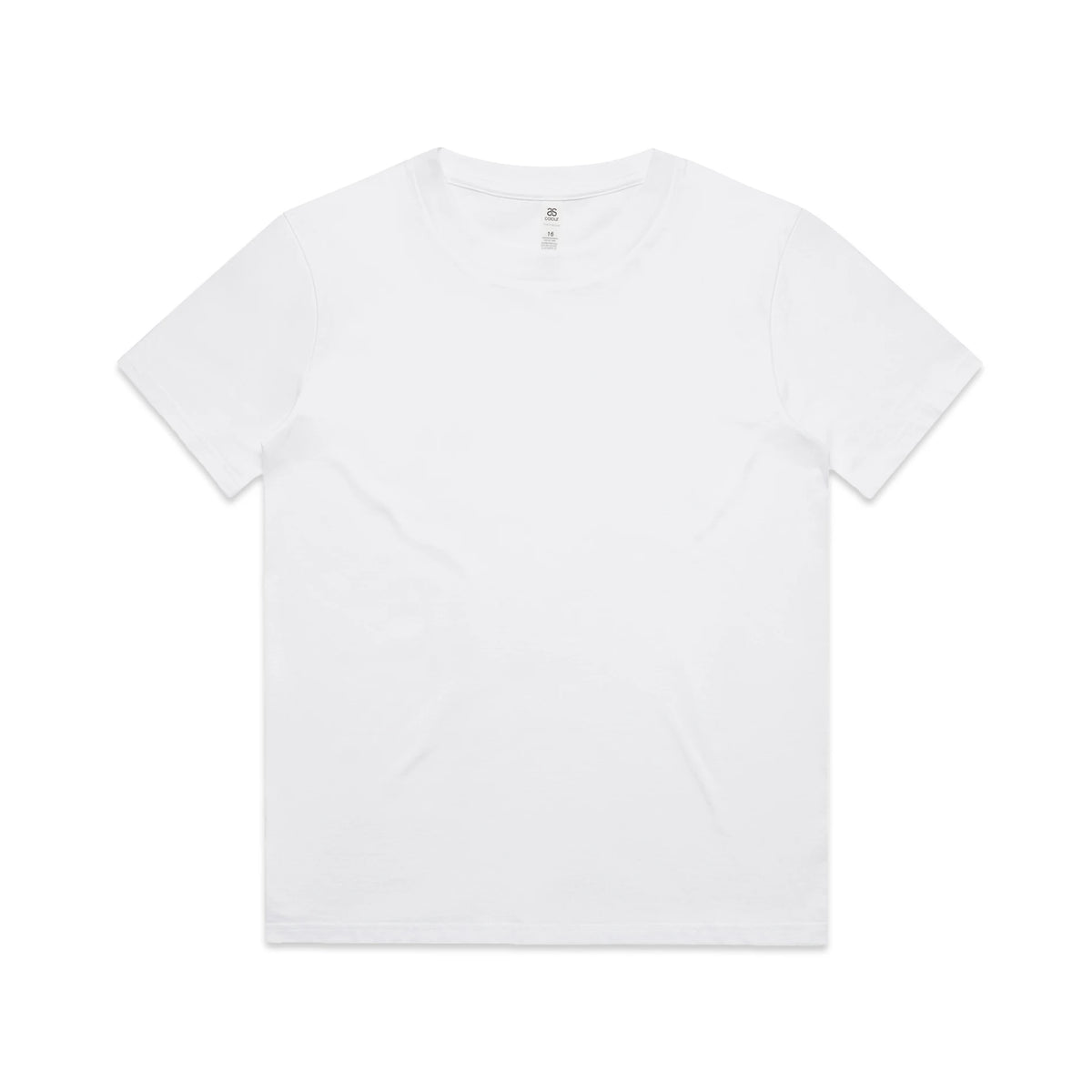 Kids Block Tee 3050 - White - Front