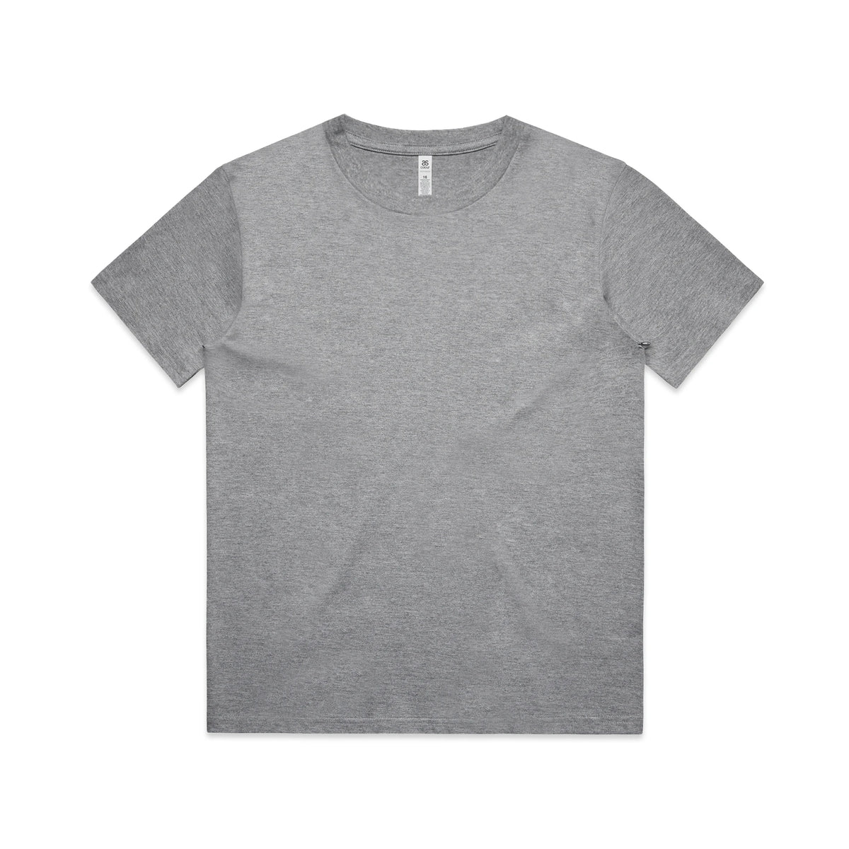 Youth Block Tee 3051T - Grey Marle - Front