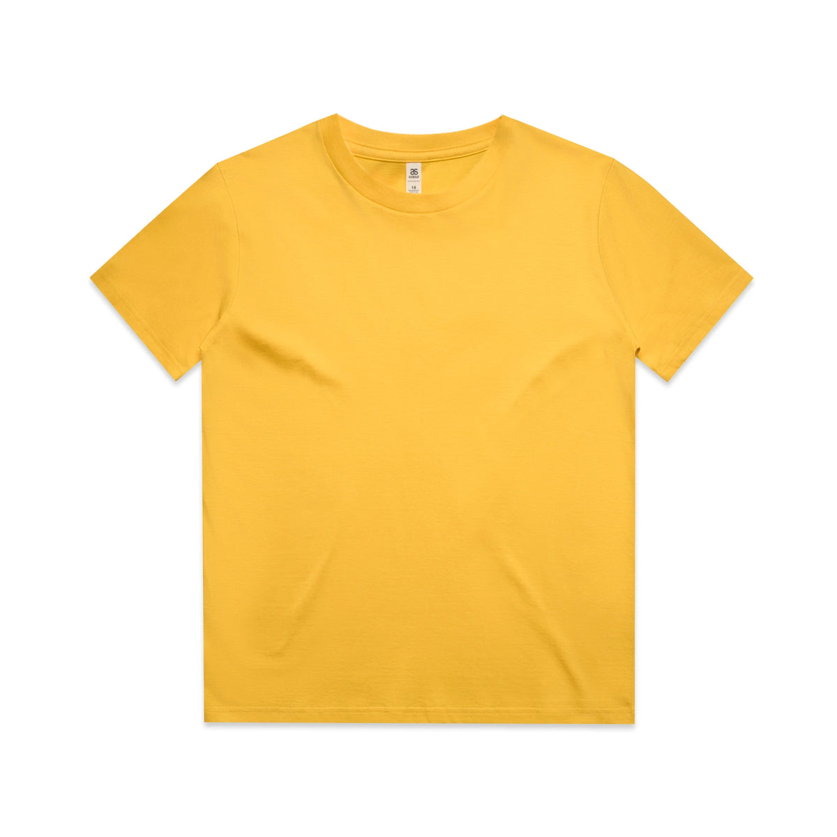 Youth Block Tee 3051T - Yellow - Front