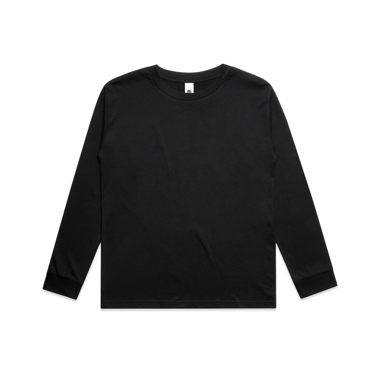 Youth Classic L/S Tee 3063 - Black - Front
