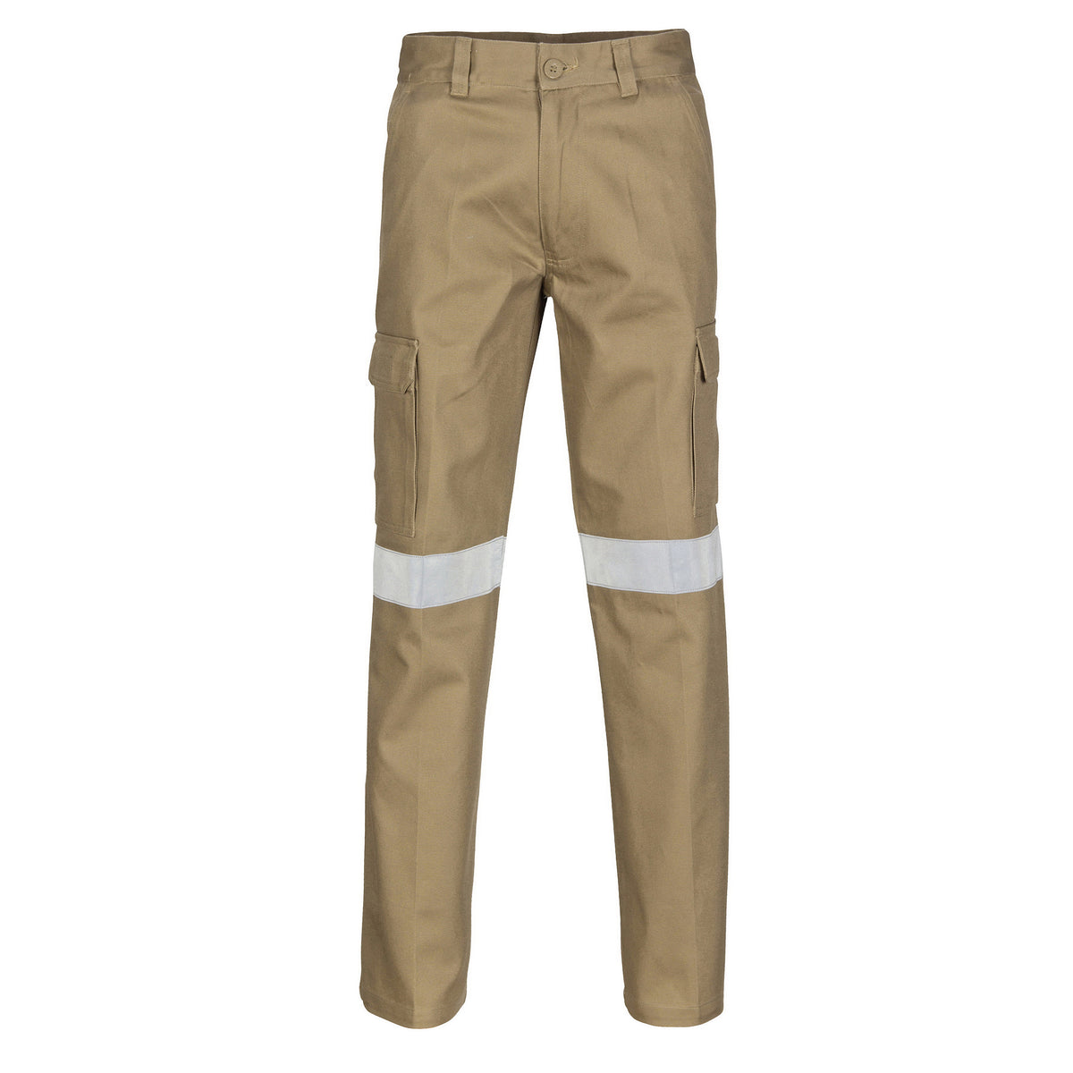 Cotton Drill Cargo Pants With CSR R/Tape