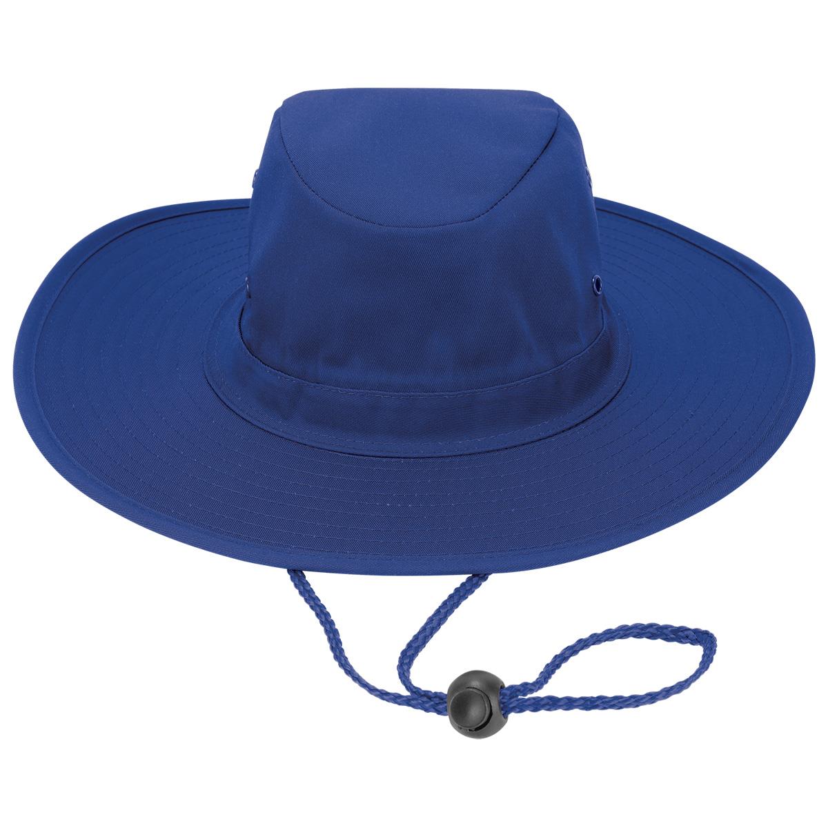 Poly Viscose Slouch Hat - Royal - Back
