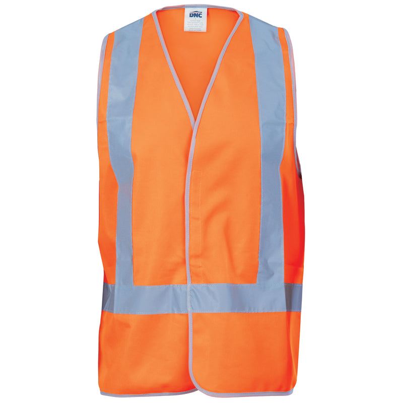 Day/Night "X" Back Safety Vest with CSR R/Tape