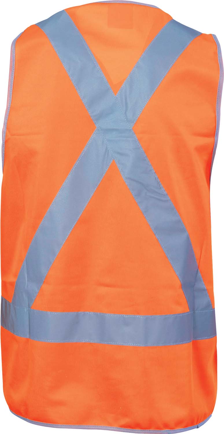 Day/Night "X" Back Safety Vest with CSR R/Tape 2