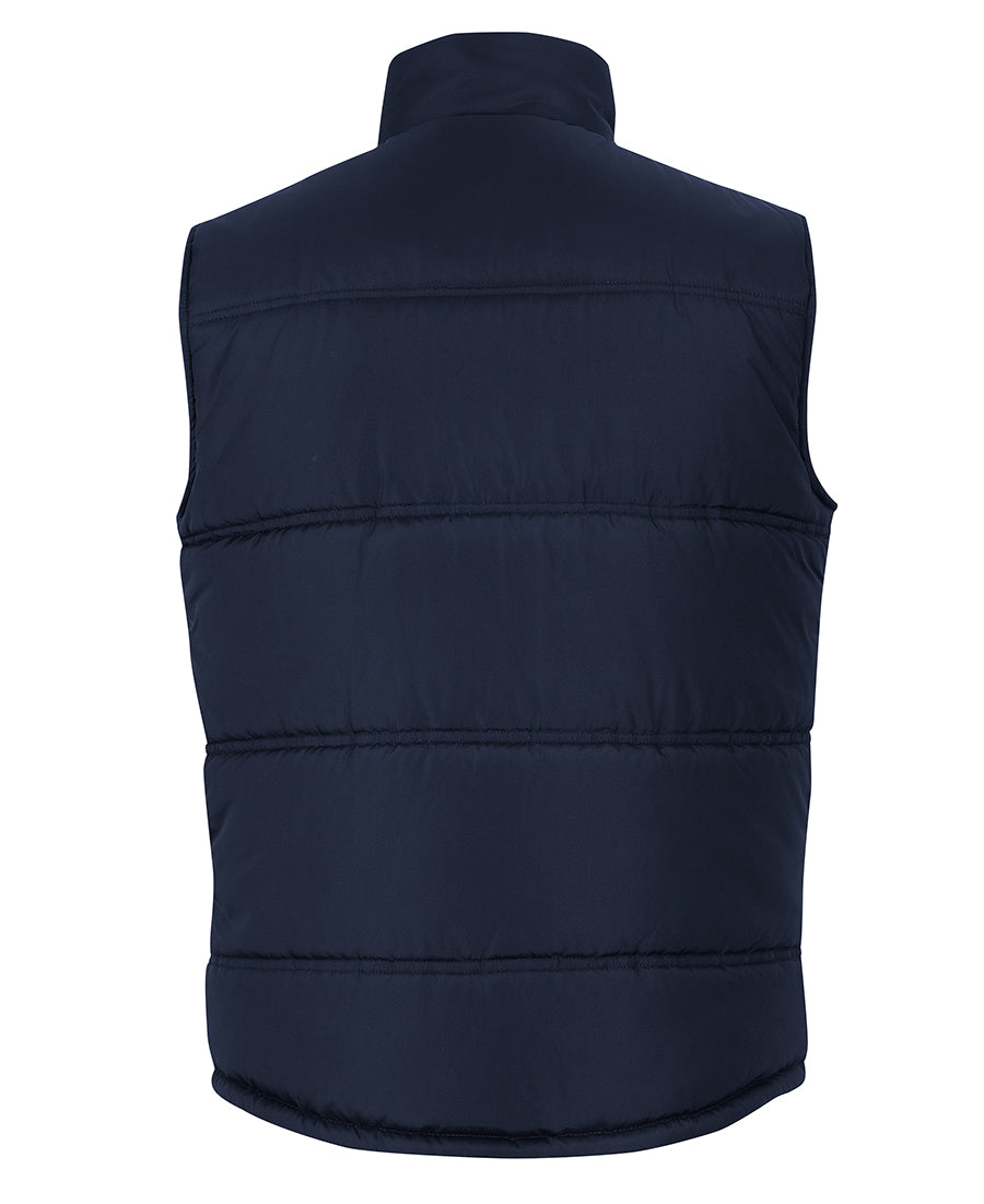 JB's Puffer Contrast Vest - Navy/Lt Blue - Back