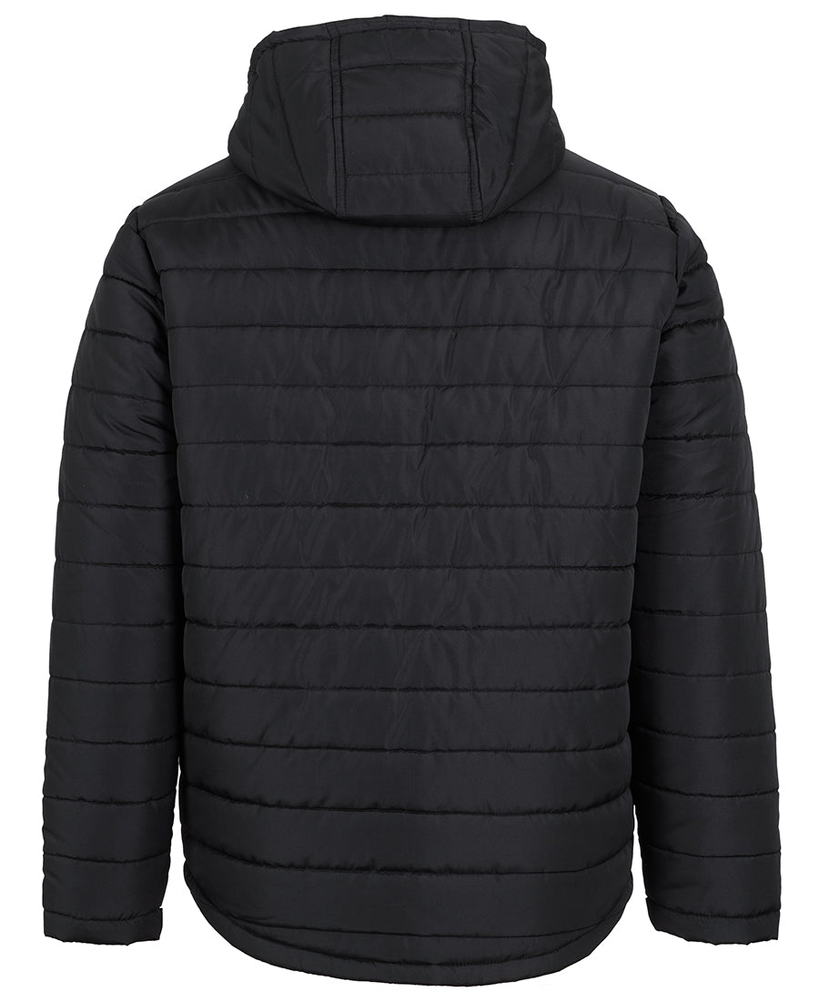 JB's Hooded Puffer Jacket - Black - Back