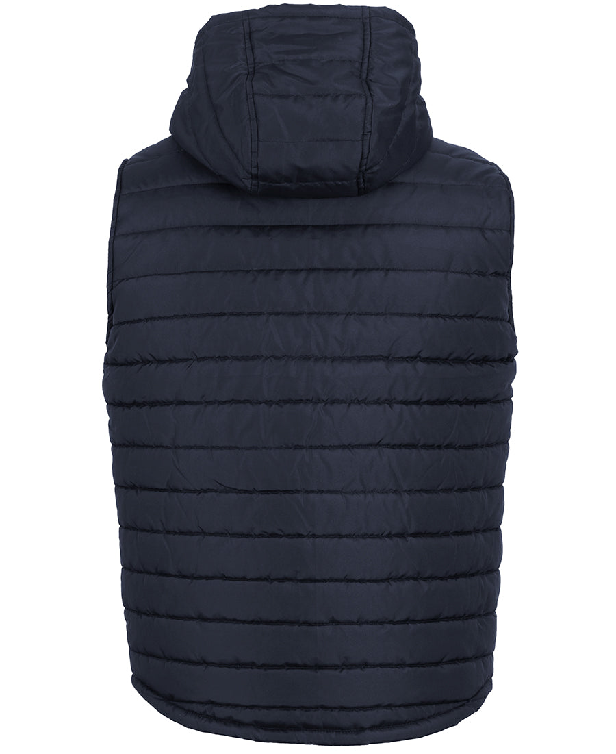 JB's Hooded Puffer Vest - Navy - Back