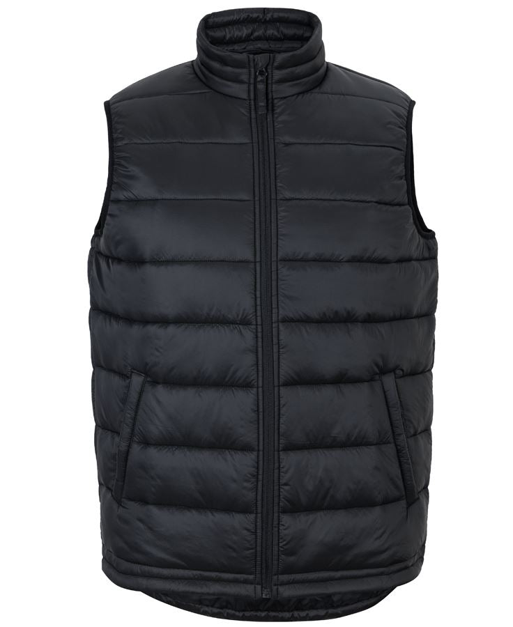 JB's Urban Puffer Vest - Black - Front