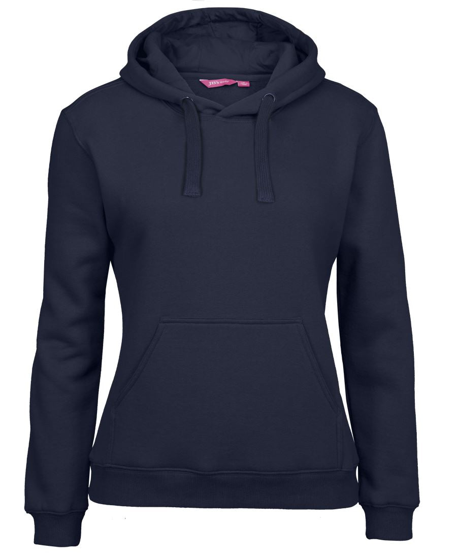 JB's Ladies Fleecy Hoodie - Navy - Front