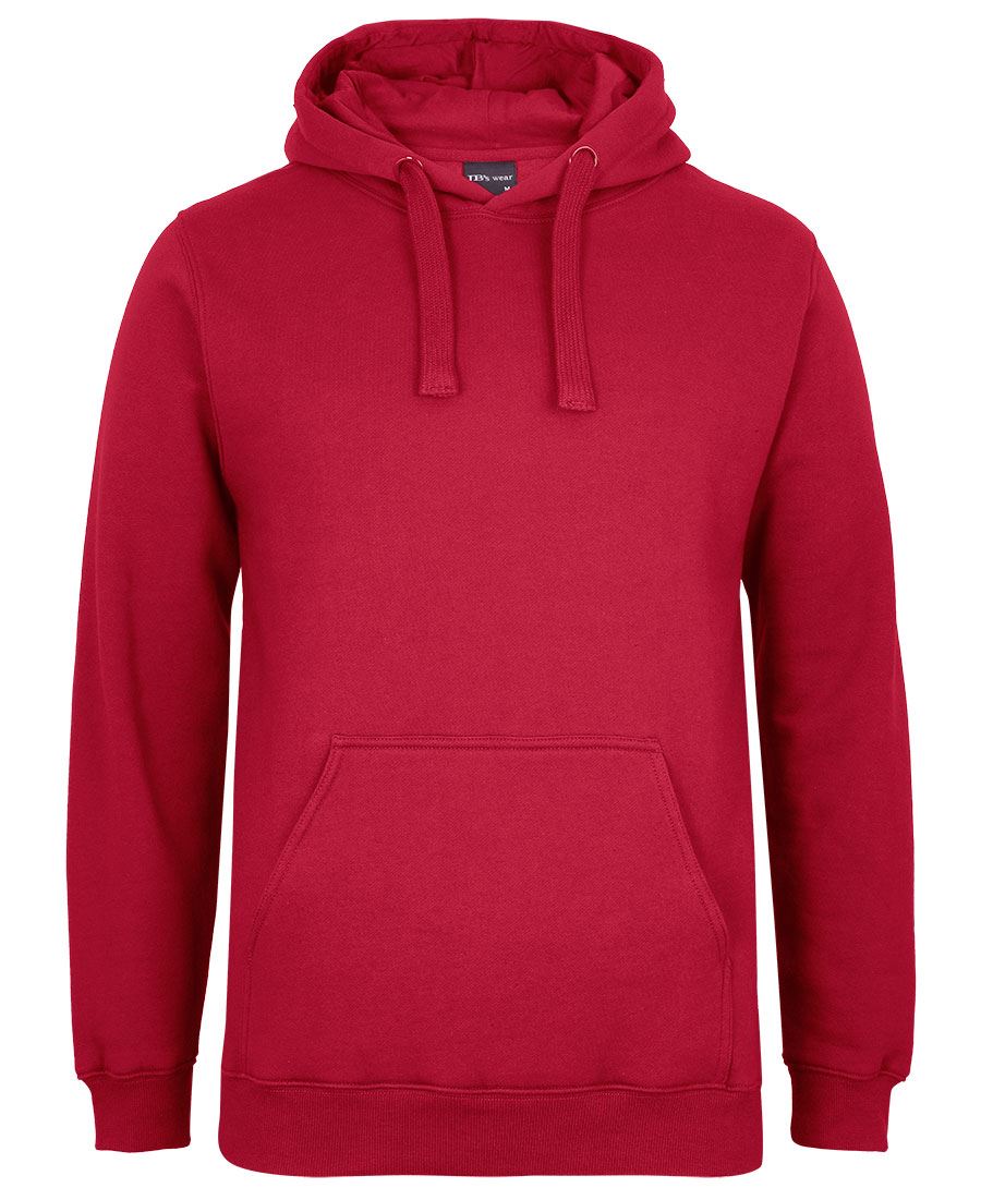 JB's Fleecy Hoodie - Red - Front