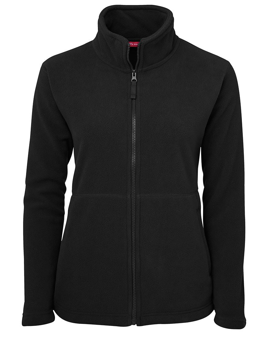 JB's Ladies Full Zip Polar - Black - Front
