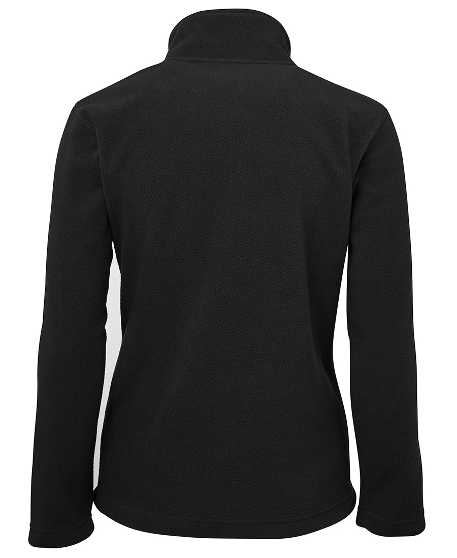 JB's Ladies Full Zip Polar - Black - Back
