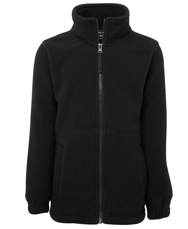 JB's Kids & Adults Full Zip Polar - Black - Front