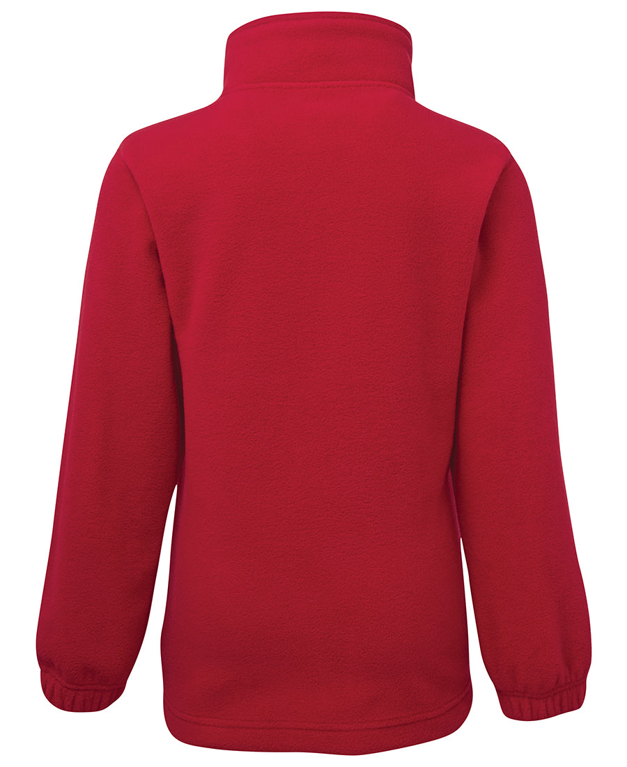 JB's Kids & Adults Full Zip Polar - Dk Red - Back