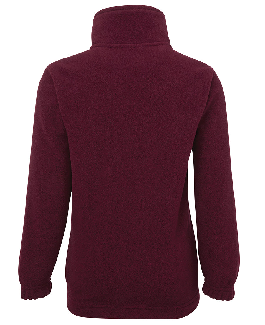 JB's Kids & Adults Full Zip Polar - Maroon - Back